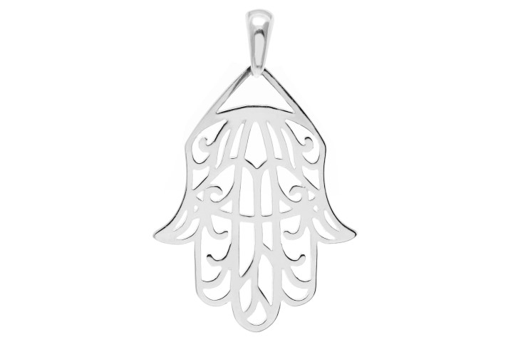 Silver 925 hand of fatima pendant