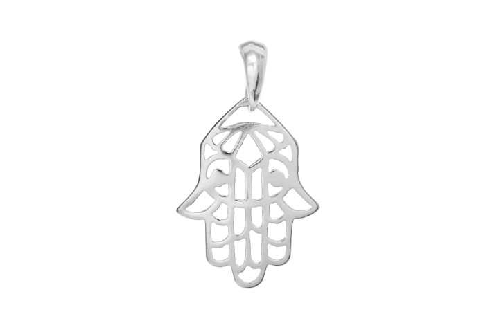 Silver 925 hand of fatima pendant