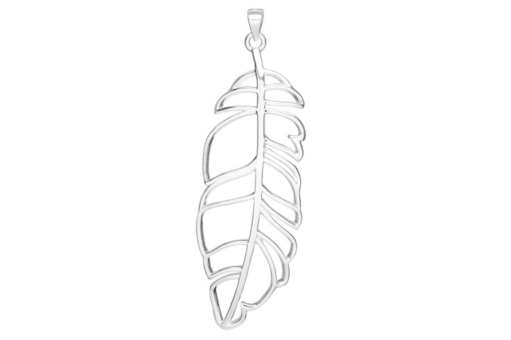 Colgante plata 925 hoja 
