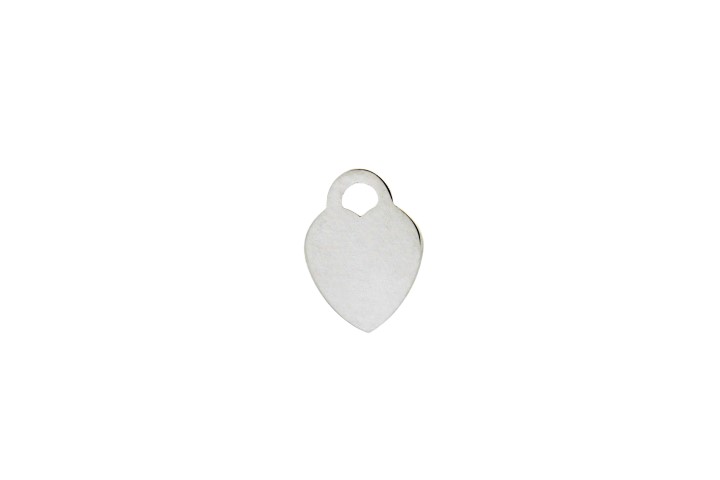 Colgante charm plata 925 corazón 