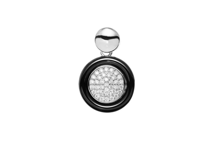Silver 925 ceramic cz pendant