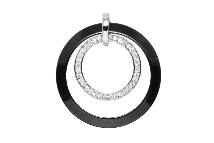 Silver 925 ceramic cz pendant