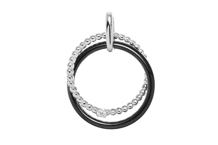Colgante plata 925 ceramica con zirconita 