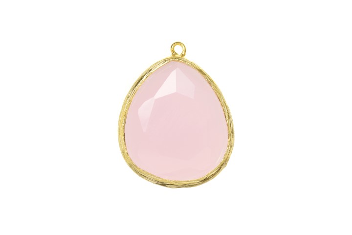 Colgante charm plata 925 piedra semipreciosa 