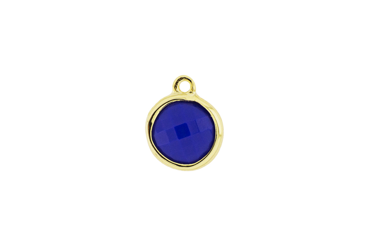Charm silver 925 semiprecious stone