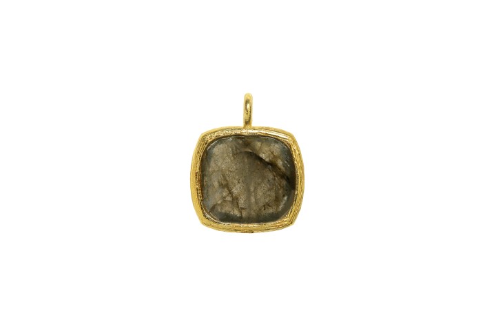 [091950002RLB] Colgante plata 925 texturada  (Piedra semipreciosa, Labradorita)