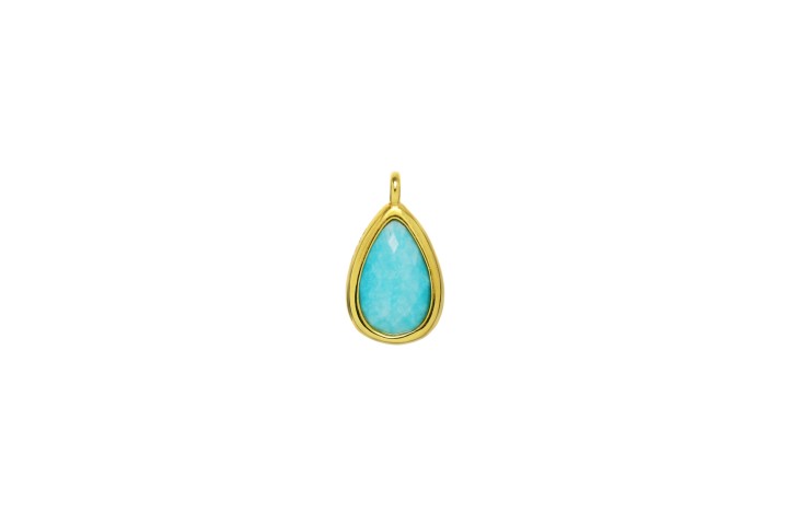 Colgante charm plata 925 p. semipreciosa 