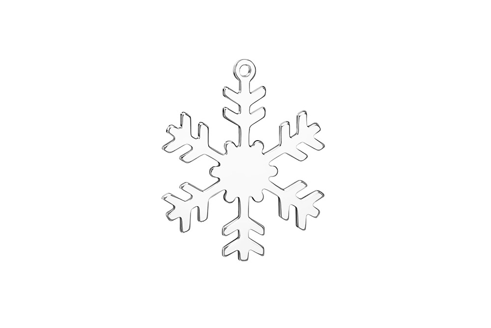 Colgante charm plata 925 nieve 