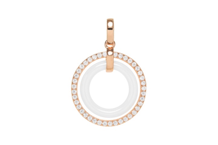Colgante plata 925 ceramica con zirconita 