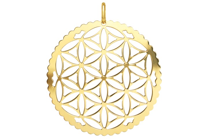 Colgante plata 925 flor de la vida 