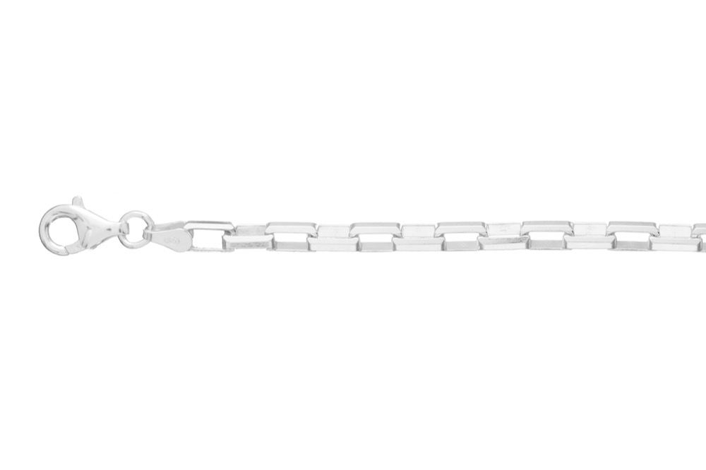 Long box chain 350 60cm sterling silver
