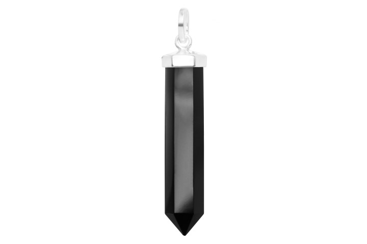 [101950000RON] Silver 925 pendant (Semiprecious stone, Black)