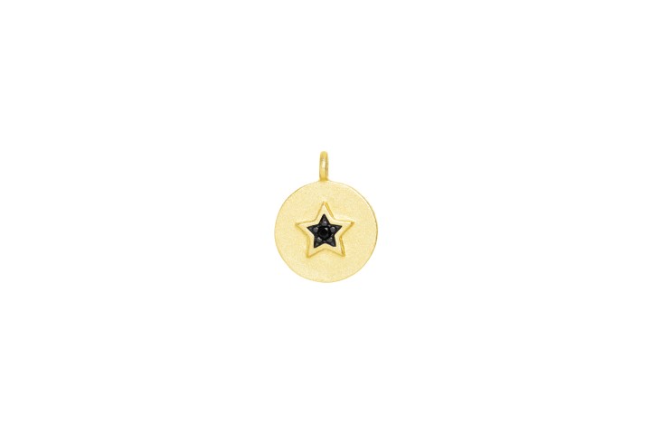 Colgante charm plata 925 estrella 