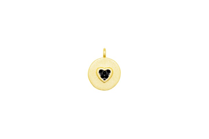 Colgante charm plata 925 corazon 