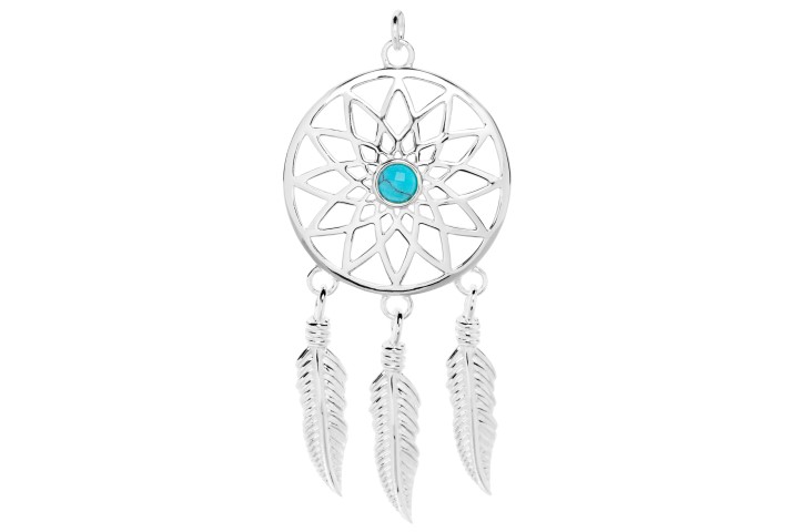 Colgante plata 925 atrapasueños 