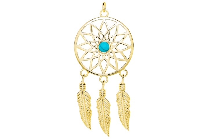 Silver 925 turquoise pendant