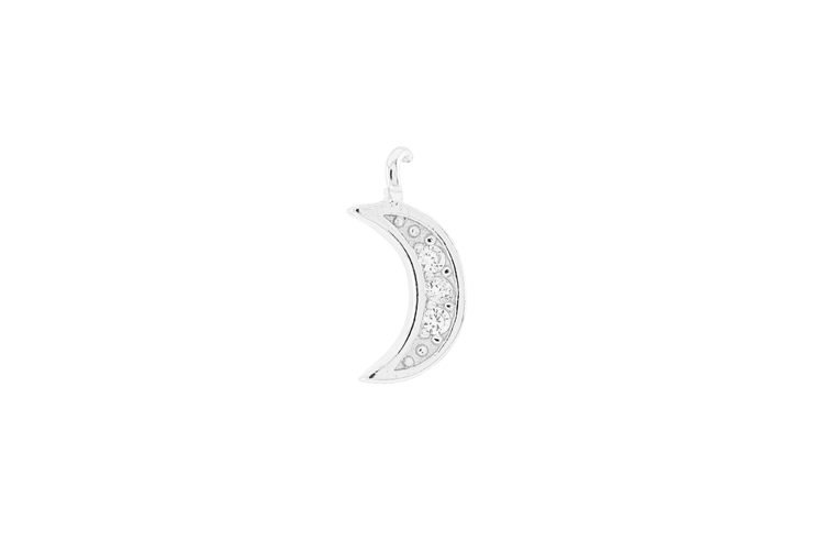 Colgante charm plata 925 luna 