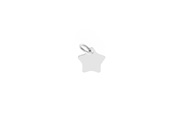 Colgante charm plata 925 estrella