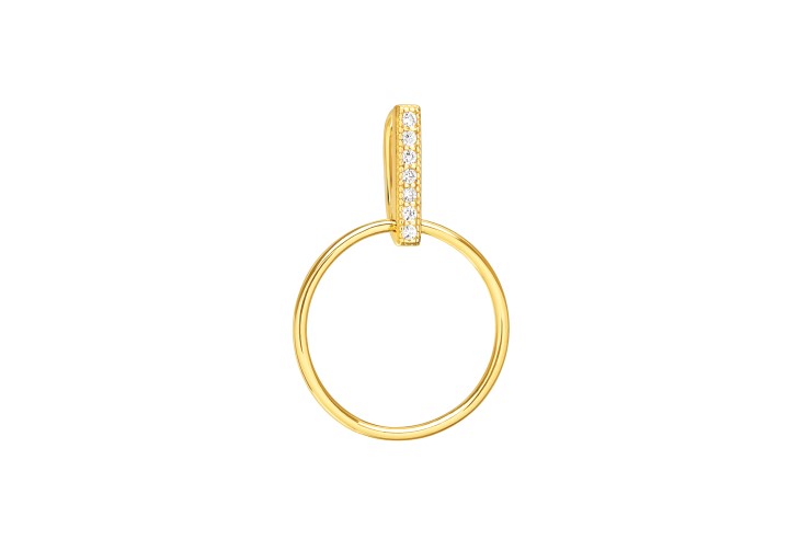 [108760002ZBL] Colgante plata 925 con zirconita (Oro)