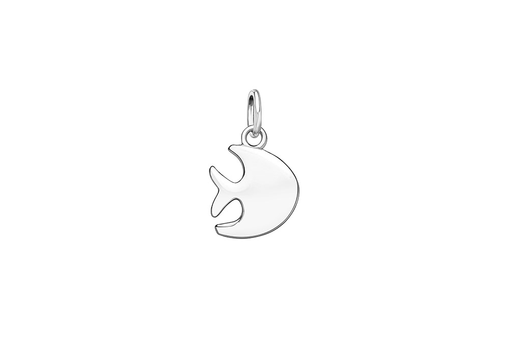 Silver 925 fish pendant charm