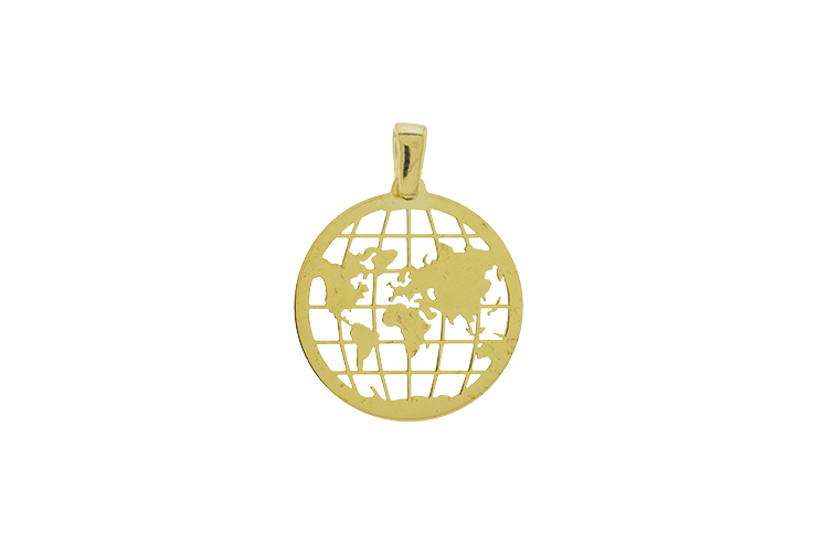 Colgante plata 925 mundo 
