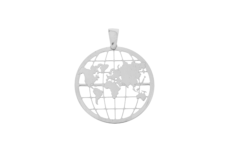 Silver 925 world pendant