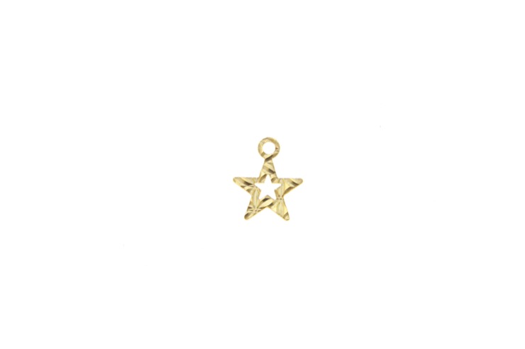 Pendant charm silver 925 star