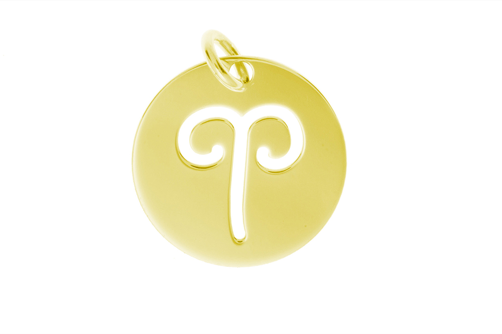 Colgante charm plata 925 horoscopo 