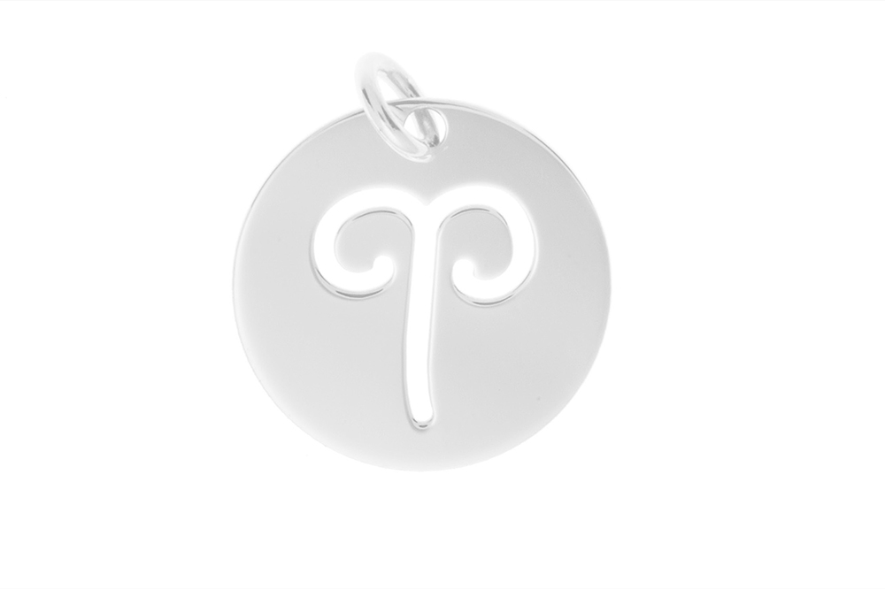 Colgante charm plata 925 horoscopo 