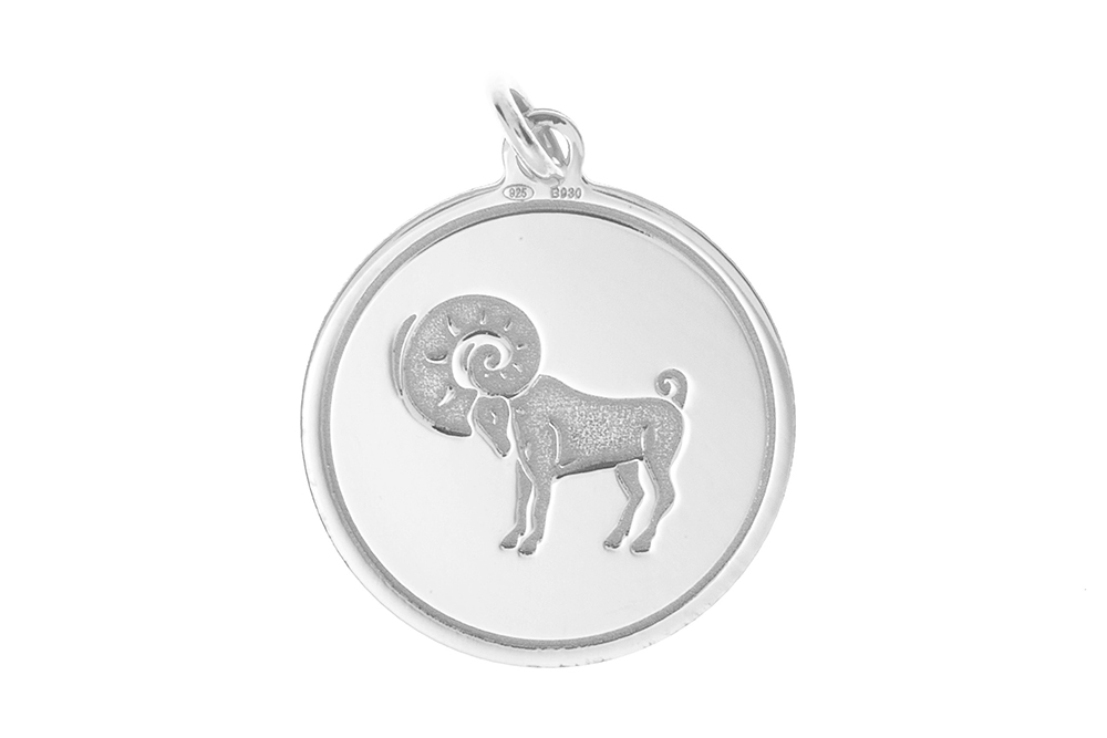 [12133H0100PL] Pendant charm silver 925 (Aries, Sterling silver)