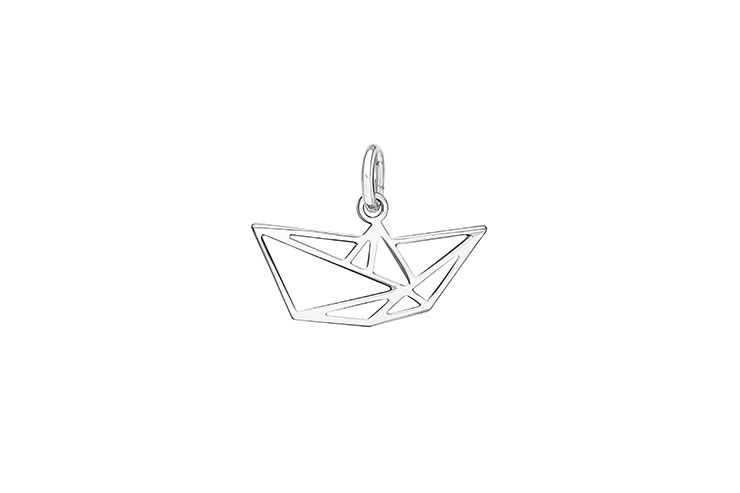 Silver 925 origami pendant