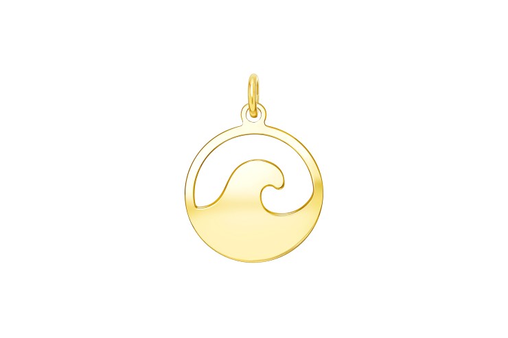 Silver 925 wave pendant