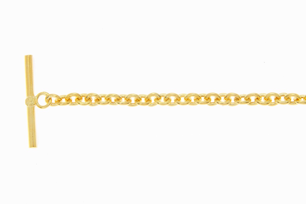 [12618C4000PL] Silver 925 holow anchor chain  40cm sterling silver (Sterling silver)