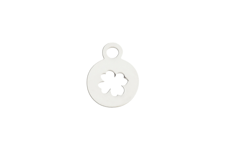 Silver 925 pendant clover charm