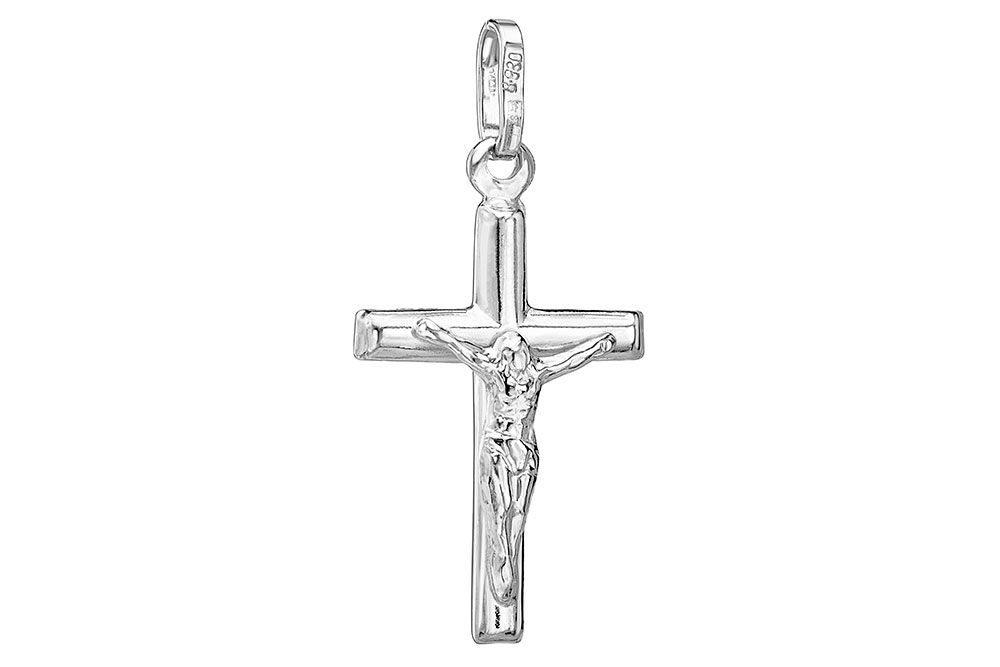 Cruz plata 925 con cristo