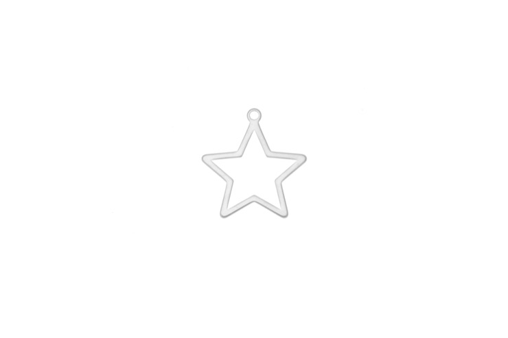 Colgante charm plata 925 estrella