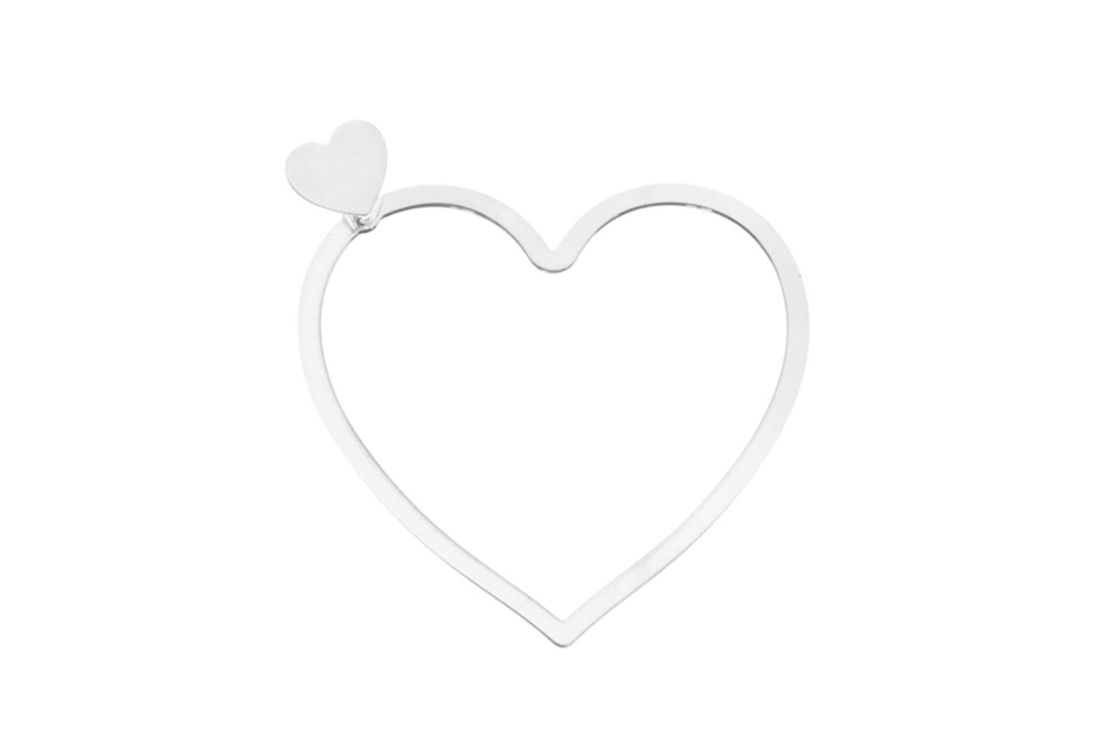 Colgante plata 925 corazón 