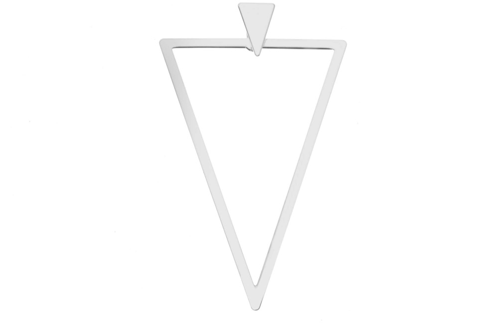 Colgante plata 925 triángulo 