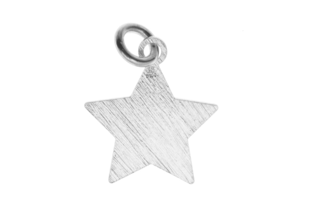 Colgante charm plata 925 estrella 