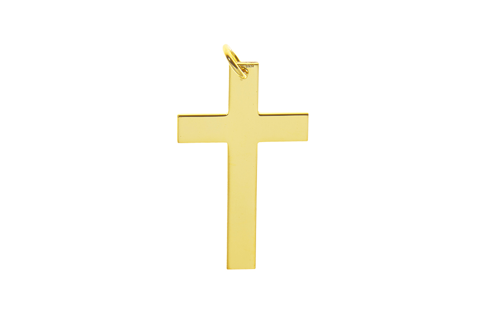 Sterling silver cross pendant