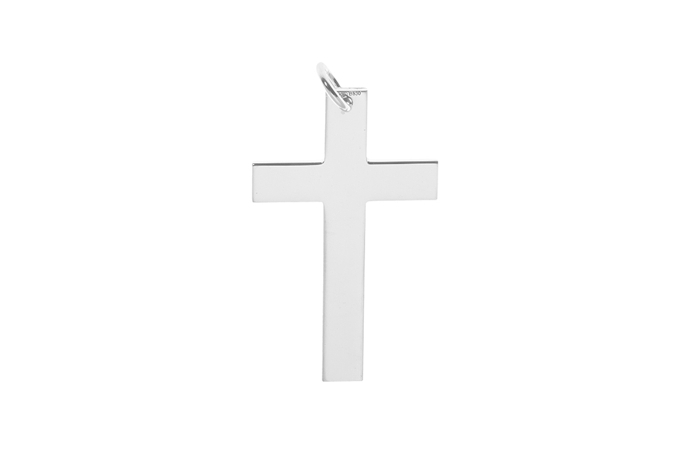 Sterling silver cross pendant