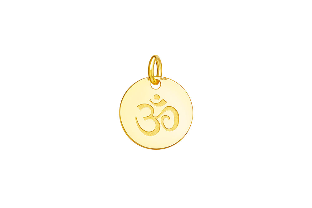 Colgante plata 925 símbolo de om