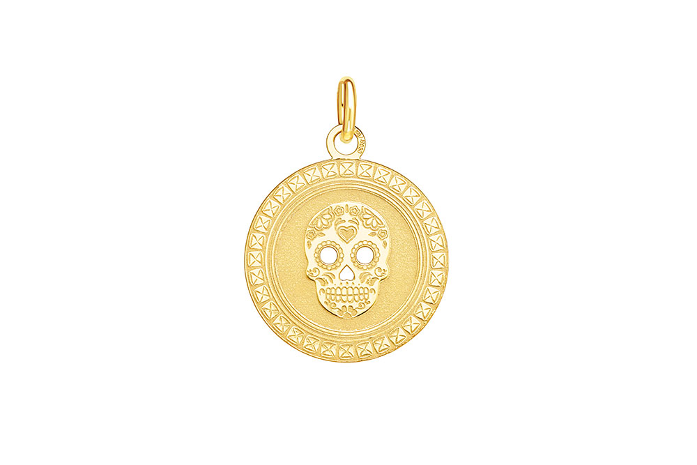 Colgante plata 925 calavera 