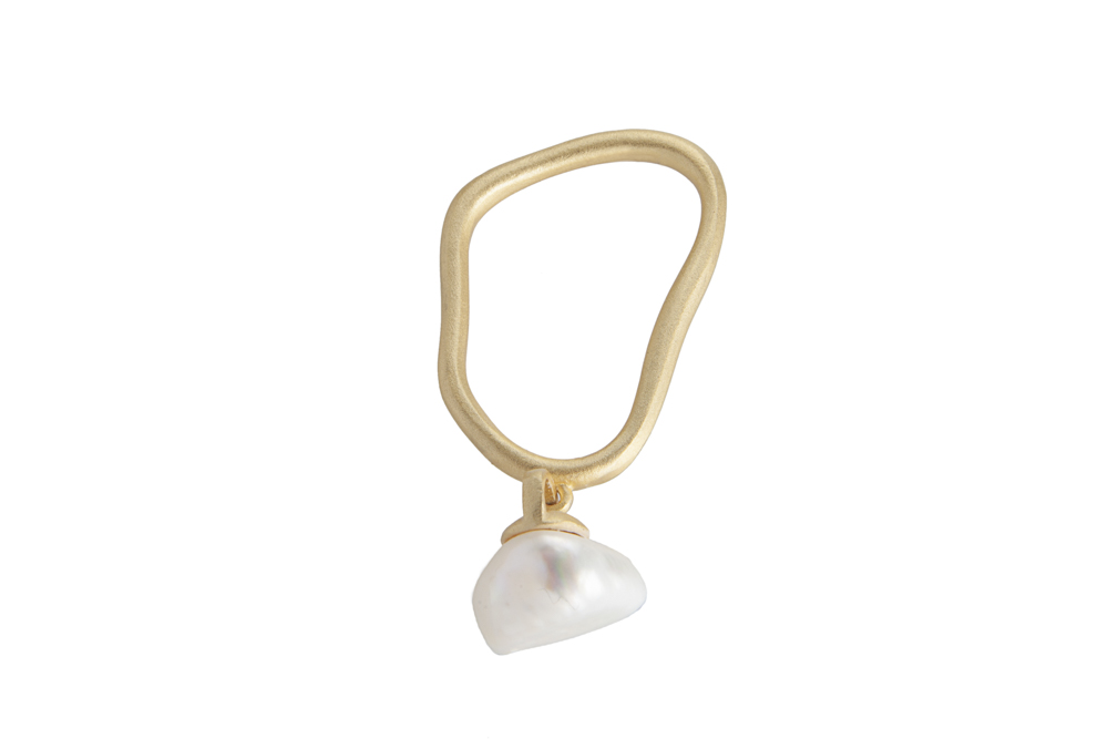 [135110002PBL] Colgante plata 925 mate perla 11mm  (Oro)