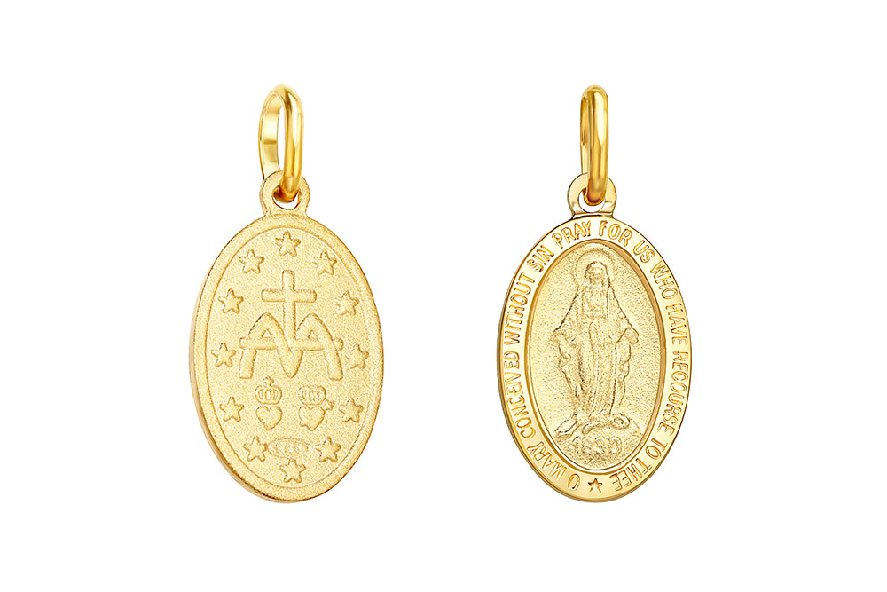 Silver 925 holy mary pendant