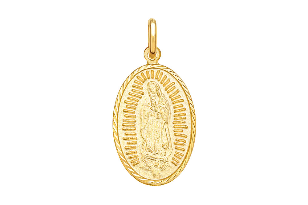 Silver 925 guadalupe virgin pendant