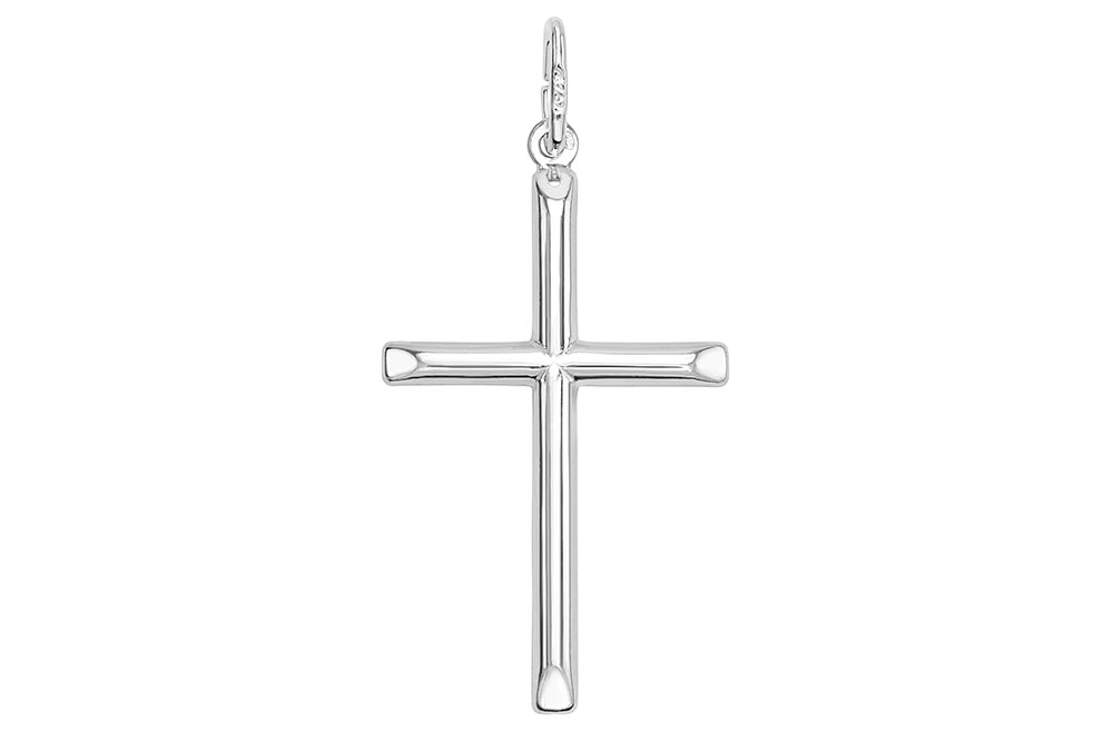 [1365612000PL] Silver 925 cross pendant (12 mm, Sterling silver)