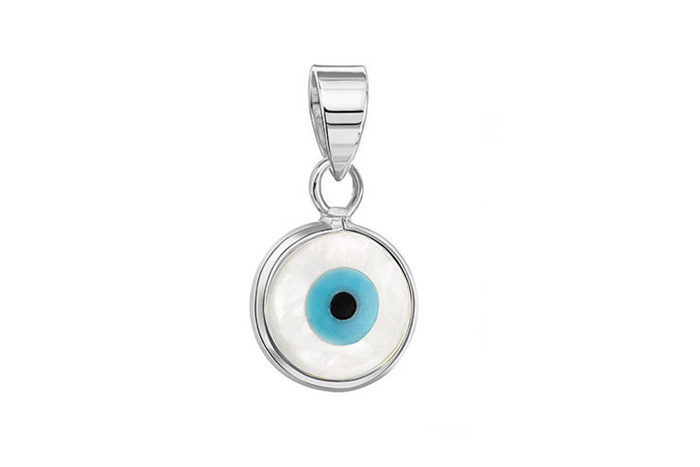 Colgante plata 925 ojo turco 