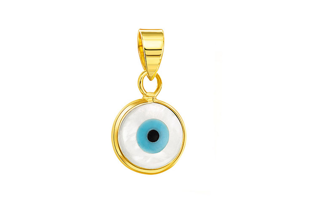 Silver 925 turkish eye pendant