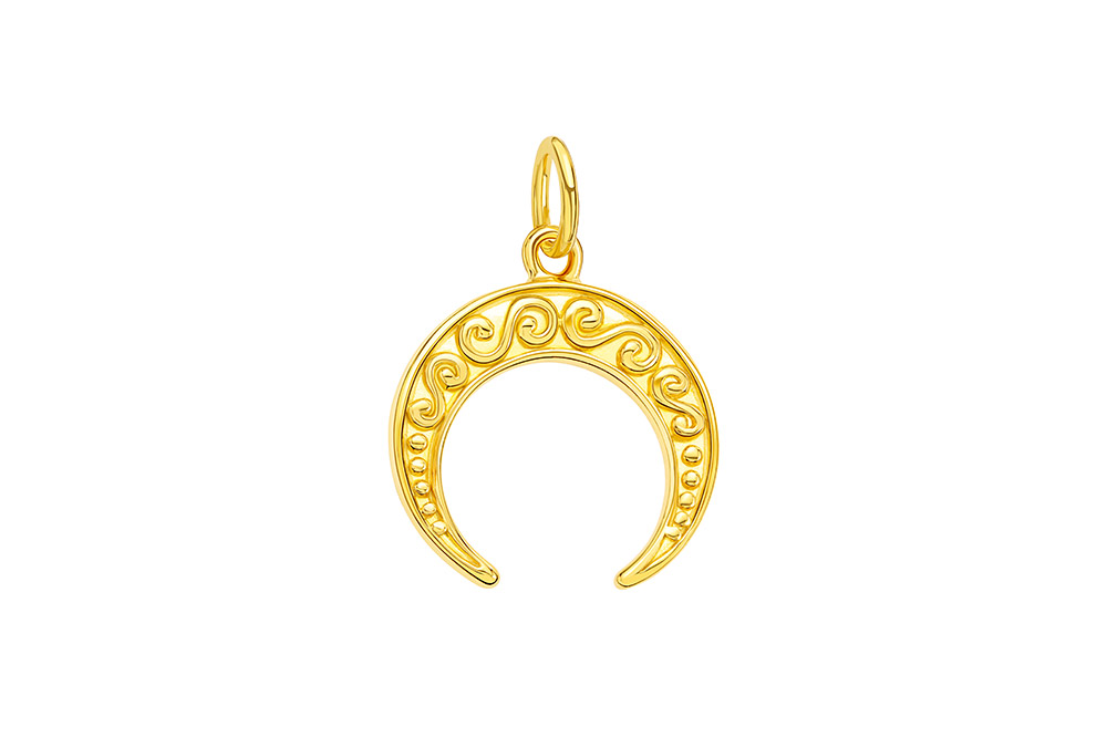 Silver 925 horn pendant